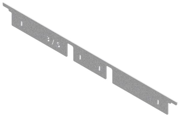 Produktbild UBK 500 003  -  Unterflur-Bodenkanal UBK 500 Endstück-Kante für 3 und 5mm Vertiefung